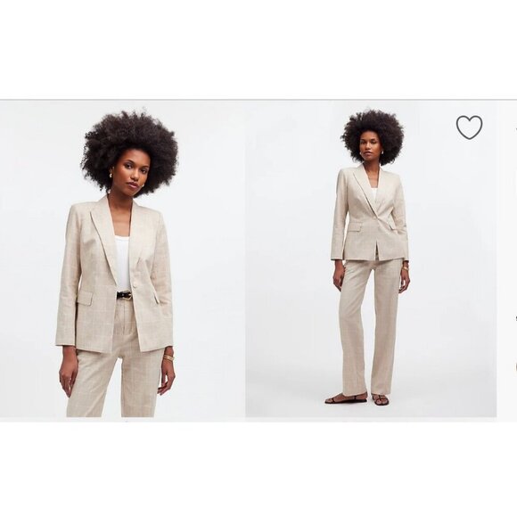 Madewell Jackets & Blazers - Madewell $178 Womens The Slim Blazer in Glen Plaid Size 0 NQ329